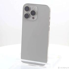 〔中古品〕 iPhone16 Pro Max 512GB ナチュラルチタニウム MYWP3J／A SIMフリー【262】