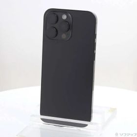 〔中古品〕 iPhone16 Pro Max 512GB ブラックチタニウム MYWL3J／A SIMフリー【258】