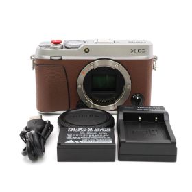 ■3000ショット■ FUJIFILM X-E3 ブラウン 269006 ■極上品■