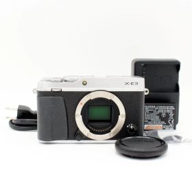 シャッター数4144枚【新品級】FUJIFILM X-E3 ボディ シルバー#6511