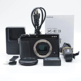 ショット数わずか903回 FUJIFILM 富士フイルム ミラーレス一眼カメラ X-E3 ブラック 新品級 #2836