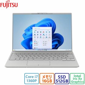 富士通(FUJITSU) ノートパソコン 富士通 FMV LIFEBOOK UH90/H1 FMVU90H1H/Core i7/16GB/512GB/14.0型/Windows 11/MS Office Home and Business 2021/展示品