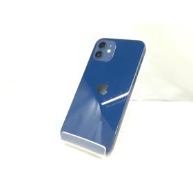 【中古】Apple SoftBank 【SIMロック解除済み】 iPhone 12 128GB ブルー MGHX3J/A【札幌】保証期間1週間【ランクC】