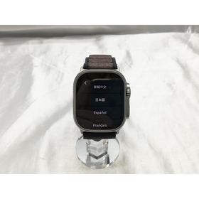 【中古】Apple Apple Watch Ultra2 49mm Cellular チタニウムケース/インディゴアルパインループ(M) MRET3J/A【ECセンター】保証期間１ヶ月【ランクB】