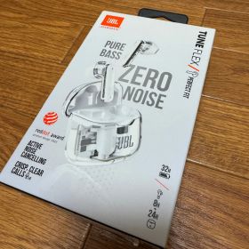 JBL TUNE FLEX GHOST ワイヤレスイヤホン JBLTFLEXGWHT 未開封 新古品 ホワイト ノイキャン Bluetooth