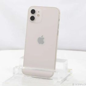 〔中古品〕 iPhone12 64GB ホワイト MGHP3J／A SIMフリー【348】