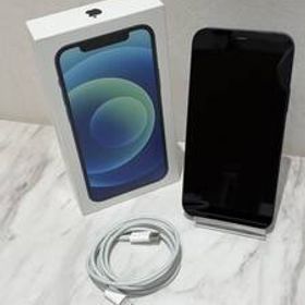 A6313 iPhone 12 128GB ブルー SIMフリー バッテリー75% MGHX3J/A 判定〇