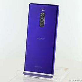 Xperia 1 64GB パープル SO-03L docomoロック解除SIMフリー