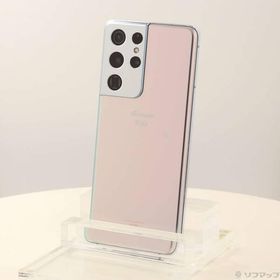 〔中古〕SAMSUNG(サムスン) Galaxy S21 Ultra 5G 256GB ファントムシルバー SC-52B docomoロック解除SIMフリー〔344-ud〕