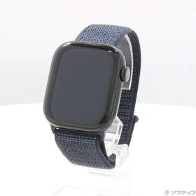 〔中古〕Apple(アップル) Apple Watch Series 10 GPS 42mm ジェットブラックアルミニウムケース インクスポーツループ〔349-ud〕