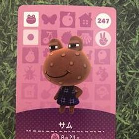 送料無料♪アミーボカード どうぶつの森 サム Wart Jr. 247 amiibo