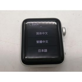 【中古】Apple Apple Watch Series3 38mm GPS シルバーアルミニウム/ホワイトスポーツバンド MTEY2J/A【大須アメ横】保証期間１ヶ月【ランクC】