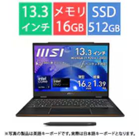 MSI エムエスアイ ビジネスノートPC/msi Summit E13 AI Evo A1M/13.3型/Core Ultra 7 プロセッサー 155H/インテル Arc グラフィックス/メモリ 16GB/SSD 512GB/Windows 11 Pro SUMMIT-E13A1MTG-4099JP