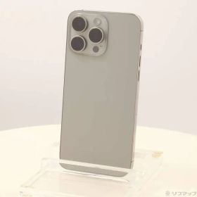 〔中古品〕 iPhone15 Pro Max 256GB ナチュラルチタニウム MU6R3J／A SIMフリー【198】