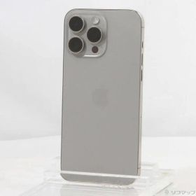 〔中古品〕 iPhone15 Pro Max 256GB ナチュラルチタニウム MU6R3J／A SIMフリー【269】