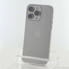 〔中古品〕 iPhone15 Pro Max 512GB ナチュラルチタニウム MU6W3J／A SIMフリー【349】
