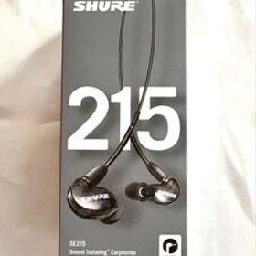 SHURE（シュア） SE215-K-A 有線イヤホン トランスルーセントブラック【国内正規品】