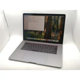 【中古】Apple MacBook Pro 15インチ Corei7:2.2GHz Touch Bar搭載 256GB スペースグレイ MR932J/A (Mid 2018)【千葉】保証期間1ヶ月【ランクC】