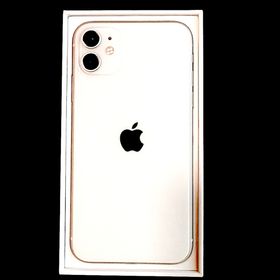 アイフォーン(iPhone)のApple iPhone 11 ホワイト 本体 箱付き(スマートフォン本体)