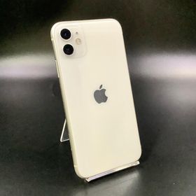 アップル(Apple)の【全額返金保証】【最速発送】Apple iPhone iPhone 11 64GB ホワイト au 動作確認済(スマートフォン本体)