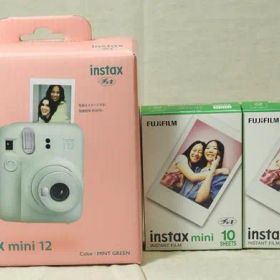 チェキ instax mini 12 ミントグリーン フイルム20枚 未開封