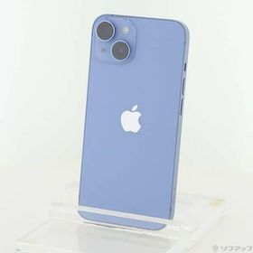 〔中古〕Apple(アップル) iPhone14 128GB ブルー 3L237J／A SIMフリー〔198-ud〕