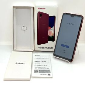 【新品未使用】Galaxy A22 5G SC-56B docomo SIMフリー 64GB／4GB レッド スマホ本体 送料無料