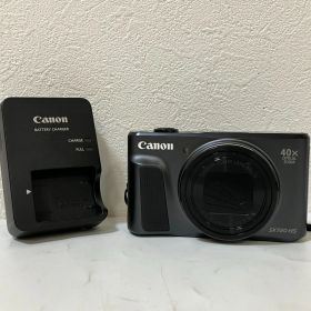 【29983】CANON キャノン デジタルカメラ Power Shot SX720 HS コンパクトデジタルカメラ本体のみ動作確認済み 説明書,充電器付きデジカメ