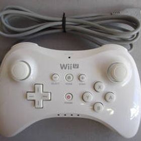 ★★ 任天堂 Nintendo WiiU Wii U PROコントローラー WUP-005 プロコン シロ 白 shiro 純正 ワイヤレス 良品 純正充電ケーブル 動作確認 ★