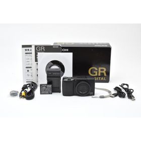 シャッター数619回 美品 RICOH リコー GR DIGITAL III 3 コンパクト デジタルカメラ 箱付き