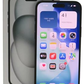 【Apple】アップル『iPhone 15 Plus / 6.7inch / A16 Bionic / 128GB / SIMフリー / ブラック』MU083J/A 2023年9月発売 スマートフォン 1週間保証【中古】