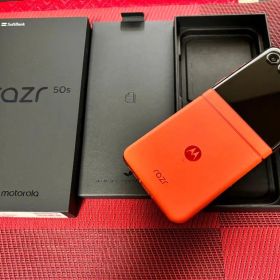新品未使用 motorola razr 50s スプリッツオレンジ