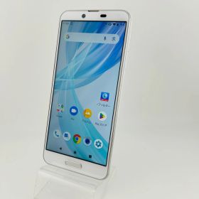 バッテリー良好 AQUOS sense Plus 32GB ホワイト SIMフリー(simロック解除済) 白ロム 中古 本体 動作確認済 【最短送料無料】G2-217