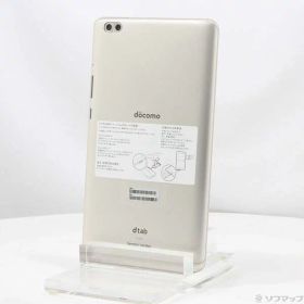 【中古】HUAWEI(ファーウェイ) dtab compact 32GB ゴールド d-02K docomo 【262-ud】
