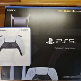 PS5 本体 SONY PlayStation5 デジタルエディション CFI-1200B + 新品未開封 DualSense ワイヤレスコントローラー プレイステーション5