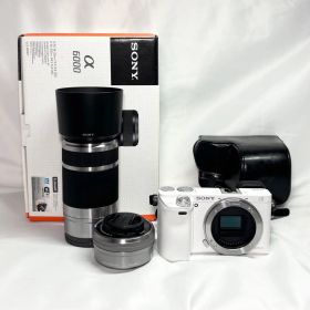 SONY α6000 ホワイト ダブルズームレンズキット ILCE-6000Y