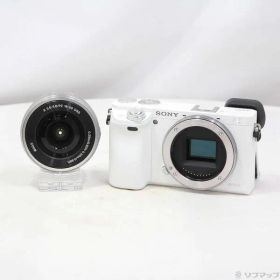 〔中古品〕 α6000 パワーズームレンズキット W ILCE-6000L【349】