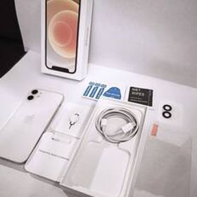 【中古・美品】iPhone 12mini 128GB ホワイト SIMフリー MGDM3J/A