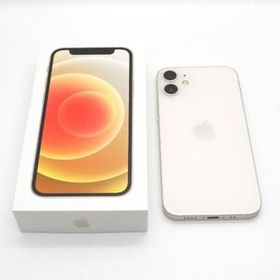 ◇【au/Apple】iPhone 12 mini 128GB SIMロック解除済 MGDM3J/A スマートフォン ホワイト