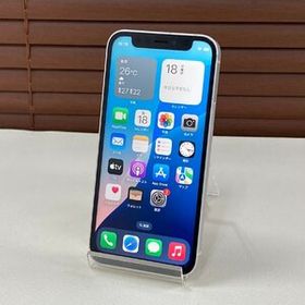 ☆訳あり/中古品☆ Apple iPhone 12 mini 128GB MGDM3J/A White ホワイト Apple版SIMフリー 液晶面交換歴あり