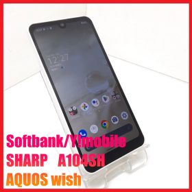 【SIMフリー・4Gスマホ】Softbank/Y!mobile A104SH AQUOS wish