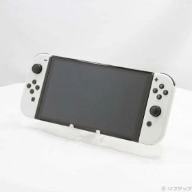 【中古】Nintendo(任天堂) Nintendo Switch 有機ELモデル Joy-Con(L)／(R) ホワイト 【377-ud】