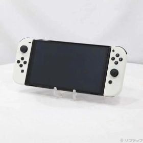【中古】Nintendo(任天堂) Nintendo Switch 有機ELモデル Joy-Con(L)／(R) ホワイト 【377-ud】
