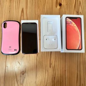 iPhone XR 本体 iFace イヤホン付き