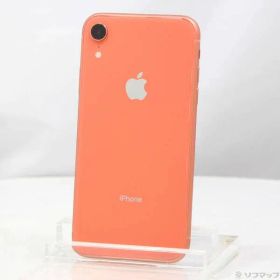 〔中古品〕 iPhoneXR 128GB コーラル NT0T2J／A SIMフリー【377】