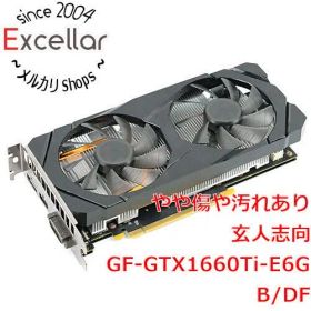 [bn:0] 玄人志向グラボ GF-GTX1660Ti-E6GB/DF PCIExp 6GB