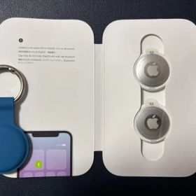 【新品・未使用】Apple AirTag 2個セット（キーホルダー付き）