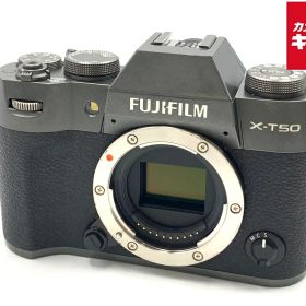 【中古】 【並品】 フジフイルム X-T50 ボディ チャコールシルバー 【ミラーレス一眼】 【6ヶ月保証】