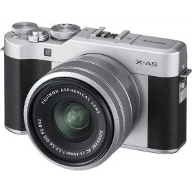フジフィルム FUJIFILM X-A5レンズキット シルバー X-A5LK-S SDカード付き