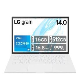 LGエレクトロニクス ノートPC LG gram 14Z90RU-GP51J [14型 | WUXGA | Core i5 | 16GB | 512GB | Windows 11 Home | スノーホワイト]